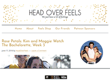 Tablet Screenshot of headoverfeels.com
